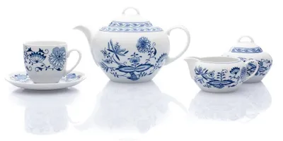 Produktbild von Thun 1794 Saphyr, Teeservice, Zwiebel, tschechisches Porzellan, Thun, 15 d.