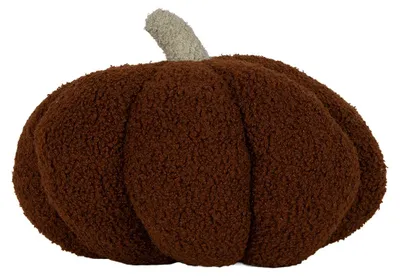 Obrázek produktu pro Clayre & Eef Dekorace – dýně, Ø 30 x 18 cm, hnědá, polyester