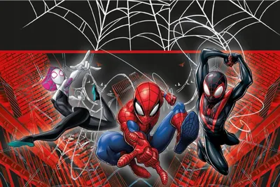 Spiderman Tischdecke Kunststoff 120x180 cm