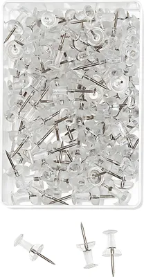 Produktbild von WEDO Pinnadeln Diaboloform in 100er Klarsichtdose