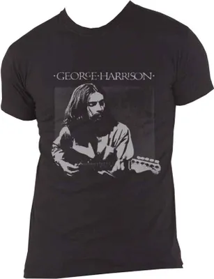 Produktbild von George Harrison - T-Shirt für Herren/Damen Uni RO5244 (XXL) (Schwarz)