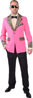 Produktbild von M218201-4-M pink Herren Frack 1950 Sakko-Jackett Discojackett Gr.M