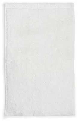 Zdjęcie produktu dla Zestaw dwóch ręczników gości Unyqoos® – 30 x 50 cm, 420 g/m², 100% bawełna, chłonne i miękkie, kolor biały