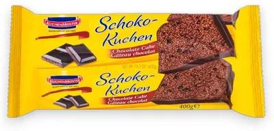 Produktbild von KuchenMeister Schokokuchen 400g – Saftiger Rührkuchen mit intensivem Kakao-Geschmack
