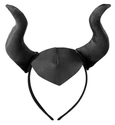Produktbild von Haarreif mit Hörnern für Kostüme, verdrehte Spitzen, Malefizia Serie