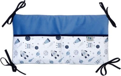 Pepi Babybett Organizer mit Honig Velvet - 42cm × 22cm - Spielzeugtasche Betttasche für Kinderbett Kinderzimmer für Windel Kleidung - Magic Space