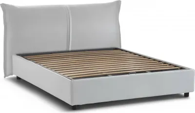Produktbild von Doppelbett Brunetta, Containerbett mit Stoffbespannung, 100%  Italy, Frontöffnung, passend für Matratze Cm 160x190, Weiß