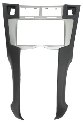 Imagen del producto de Panel de embellecedor para radio de doble DIN, compatible con modelos Yaris, Vitz y Platz de 2005 a 2011