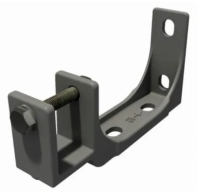 Produktbild von Decken- und Wandhalterung für Markisen, 35mm, grau, 1-Stück, Kombihalterung mit Befestigung