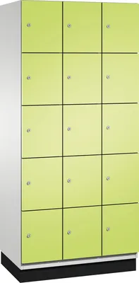 Produktbild von C+P Fächerschrank 4510430S10013 Sockel 15Fächer B900mm lgr/cgn