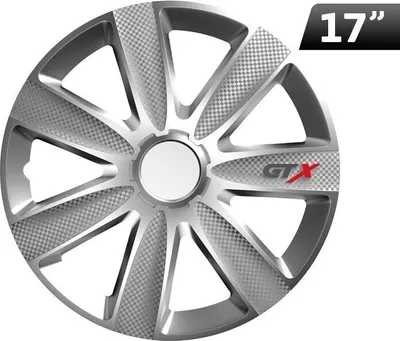 Image de Kołpak GTX carbone / argent 17``, 1 szt.