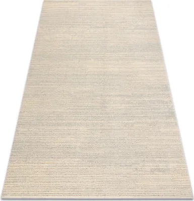 Produktbild von FLUX 461.93.AE120 Wollteppich OSTA - Linien, Strukturell, Loft creme / grau beige 240x340 cm