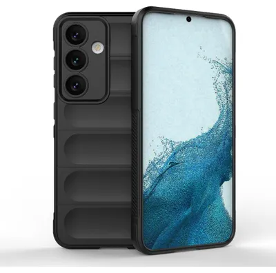 Produktbild von Mobigear Bumpy Schutzhülle für Samsung Galaxy S24 – Flexible TPU-Hülle, Schwarz