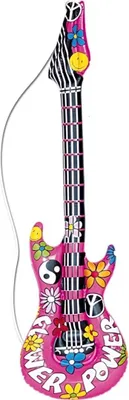 Produktbild von Aufblasbare Gitarre "Hippie" 23944 - 105 cm