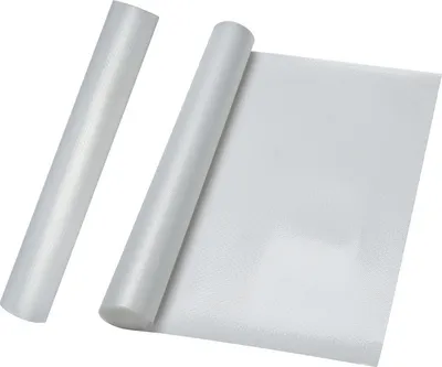Obrázok produktu pre SWANEW Rohož do zásuvky Police Protišmyková rohož orezaná na veľkosť 500 x 60 cm, 2 ks, priehľadná biela