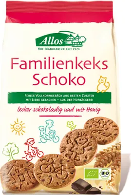 Produktbild von Allos Familienkeks Schoko 200g