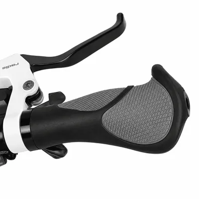 Produktbild von MidGard Fahrrad Lenkergriffe für E-Bike, Fahrradgriffe aus rutschfeste Gummi, wasserfeste Fahrrad-Griffe für MTB, Gummigriffe