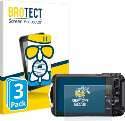 Produktbild von 3x BROTECT Entspiegelungs Schutzglas für Ricoh Pentax WG-8 Schutzfolie Panzer Folie Glas Display Schutz matt