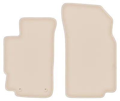 Immagine prodotto di Tappetini anteriori in moquette per Peugeot 406 1995-2004 (coupé) – 2 pezzi, beige, su misura – Wielganizator FORTUNA