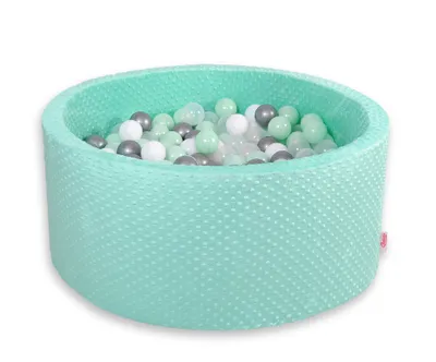 Produktbild von H-40 cm minky trocken Pool mit Kugeln 200pcs - mint