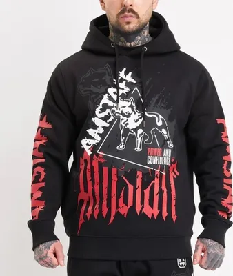 Image de Hommes Amstaff Cyrak Hoodie Noir - S