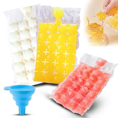 Productafbeelding van IJsblokjeszakken - 200 Stuks - 4 cm