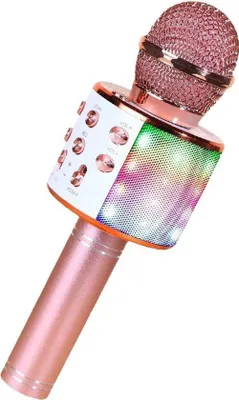 Image de Microphone karaoké pour enfants, microphone à main Bluetooth, jouet à offrir