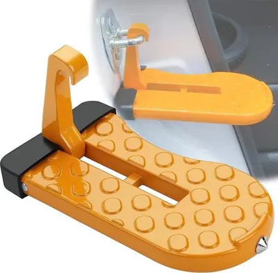 Image de Marchepied pour voiture - Orange - Pliable - Manuel