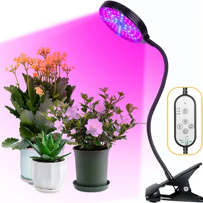 Produktbild von 15W LED světlo pro rostliny s plným spektrem Rostoucí lampa pro pokojové rostliny s časovačem