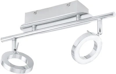 Produktbild von Eglo 2er LED Spot Naudella chrom 34 x 18 cm warmweiß