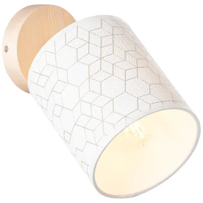 Produktbild von BRILLIANT Wandspot Galance weiß IP20 E27 40 Watt dimmbar g. f. Normallampe