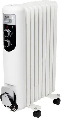 Obrázek produktu pro Olejový ohřívač 9 - žebrovaný 3 úrovně MAX 2000W do 30m? Bílý