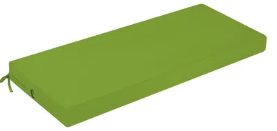 Zdjęcie produktu dla Wodoodporna poduszka na ławkę ogrodową 150 x 50 cm Zielona