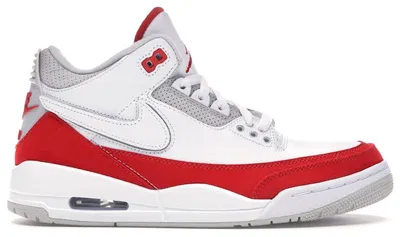Produktbild von Jordan 3 Retro Tinker White University Red - EU 47.5