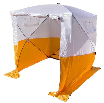 Obrázok produktu pre Montážny stan vodotesný - Stavebný stan - Rýchla montáž - Polyester - 1,80 x 1,80 x 1,90 m - Odolný voči poveternostným podmienkam - Pre vonku - Stavebný stan