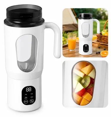 Produktbild von Mixer tragbar 580ml 21000rpm – 12 Klingen, USB-C, IPX6 | 25 Mixe für Smoothies & Reise
