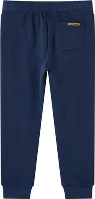 Immagine prodotto di vidaXL Pantaloni da allenamento per bambini blu navy melange 128