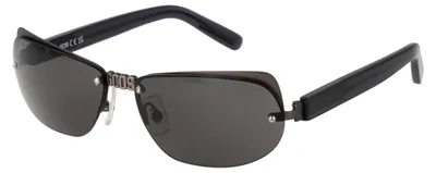 Immagine prodotto di Gcds GD0047 Occhiali da sole unisex color canna di fucile opaco 58/14/135