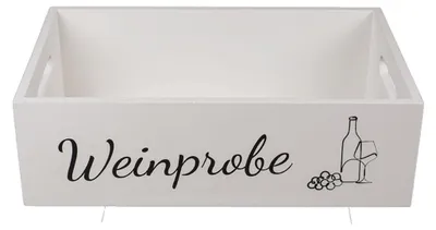 Produktbild von Deko Holzkiste ca. 33 x 20 x 10 cm für Wein verschiedene Weinkisten