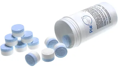 Produktbild von Piebert 2-Phasen Reinigungstabletten Dose á 14 Tabletten, je 3,5g, tiefenwirksam