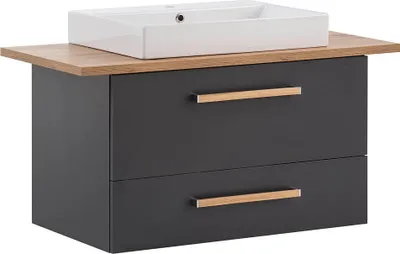 Obrázek produktu pro Koupelnová sestava Möbelpartner Duo 1022 102 cm antracit matný