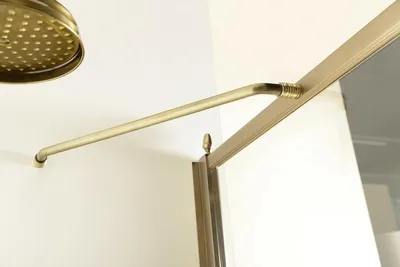 Productafbeelding van Gelco ANTIQUE hoeksteun voor douchecabines, 400 mm, brons