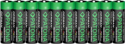 Image de PATONA Premium AA Mignon LR06 – 10 piles alcalines 1,5 V