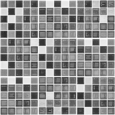 Image de Autocollants muraux imitation carrelage pour la cuisine et la salle de bains – 9 autocollants imitation mosaïque azulejo dans des tons de gris – 9 autocollants de 40 x 40 cm