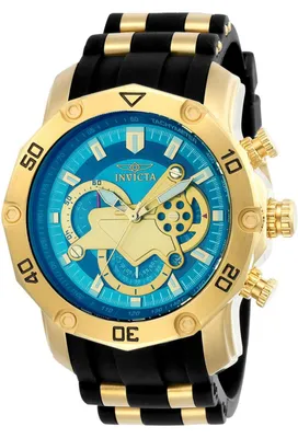 Produktbild von Invicta Pro Diver - SCUBA 23426 Herrenuhr - Quarzwerk - Edelstahl mit blauem Zifferblatt - 50 mm