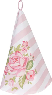 Produktbild von Clayre & Eef Geschirrtuch Ø 80 cm Rosa Baumwolle Rosen