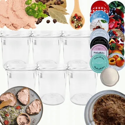 Produktbild von Wamar-Sosenka Glas-Set 346ml 6 Stück mit Twist-Off Deckel