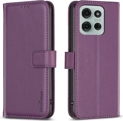 Produktbild von Motorola Moto G75 Hülle - BINFEN Klapphülle - Violett