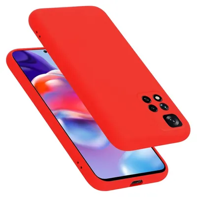 Obrázek produktu pro Cadorabo Protective Case for Xiaomi RedMi NOTE 11 PRO+ Case in Red Pouzdro na mobilní telefon TPU Etui