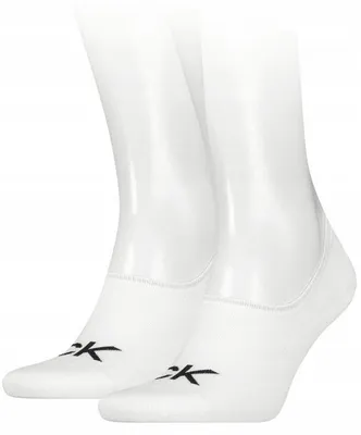 Zdjęcie produktu dla Skarpety męskie Calvin Klein 701218716 białe 2 Pack - Socks: 43-46 2 PAK